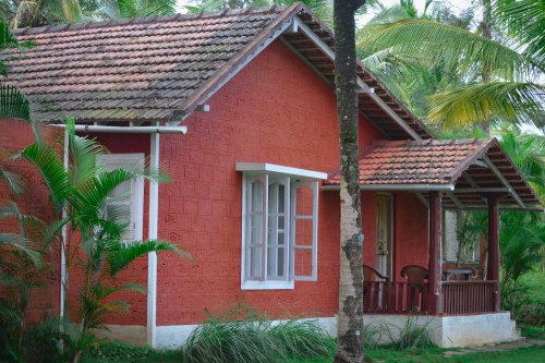 That's the beautiful Cottage at Eco Habitat
