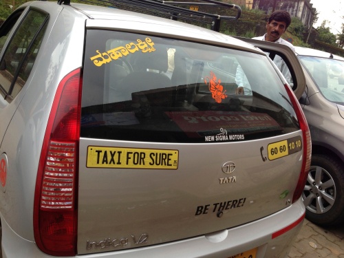 That's our sweet driver Jayram from Taxiforsure.com